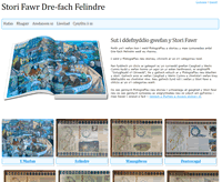 Frontpage image of the Stori Fawr Dre-fach Felindre website.